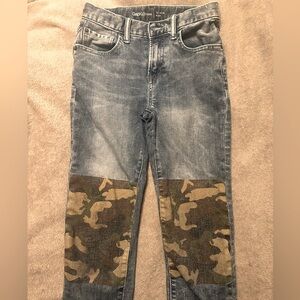 Gap Kids Slim fit jeans with camouflage detail! Great condition!